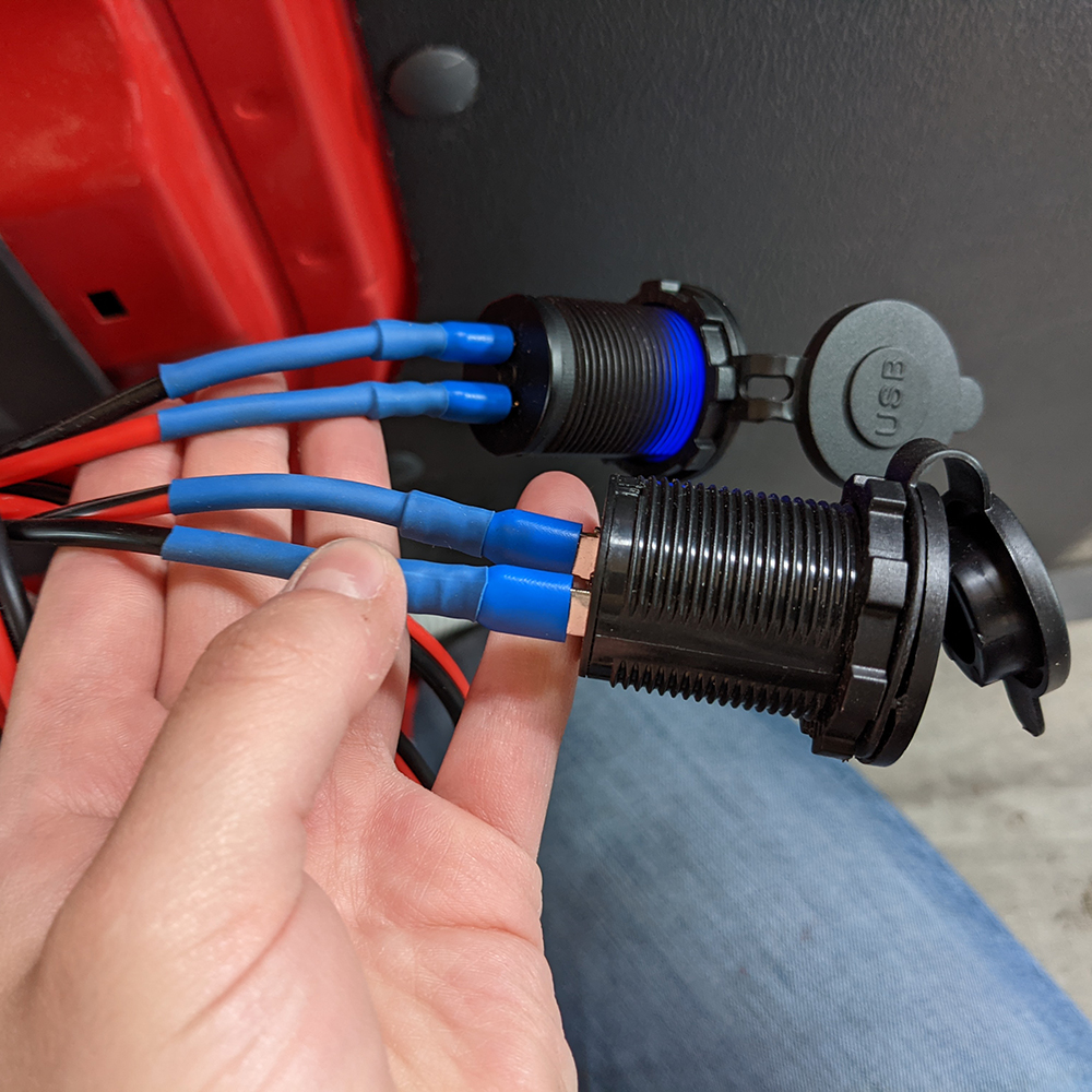 Kabel werden verlegt