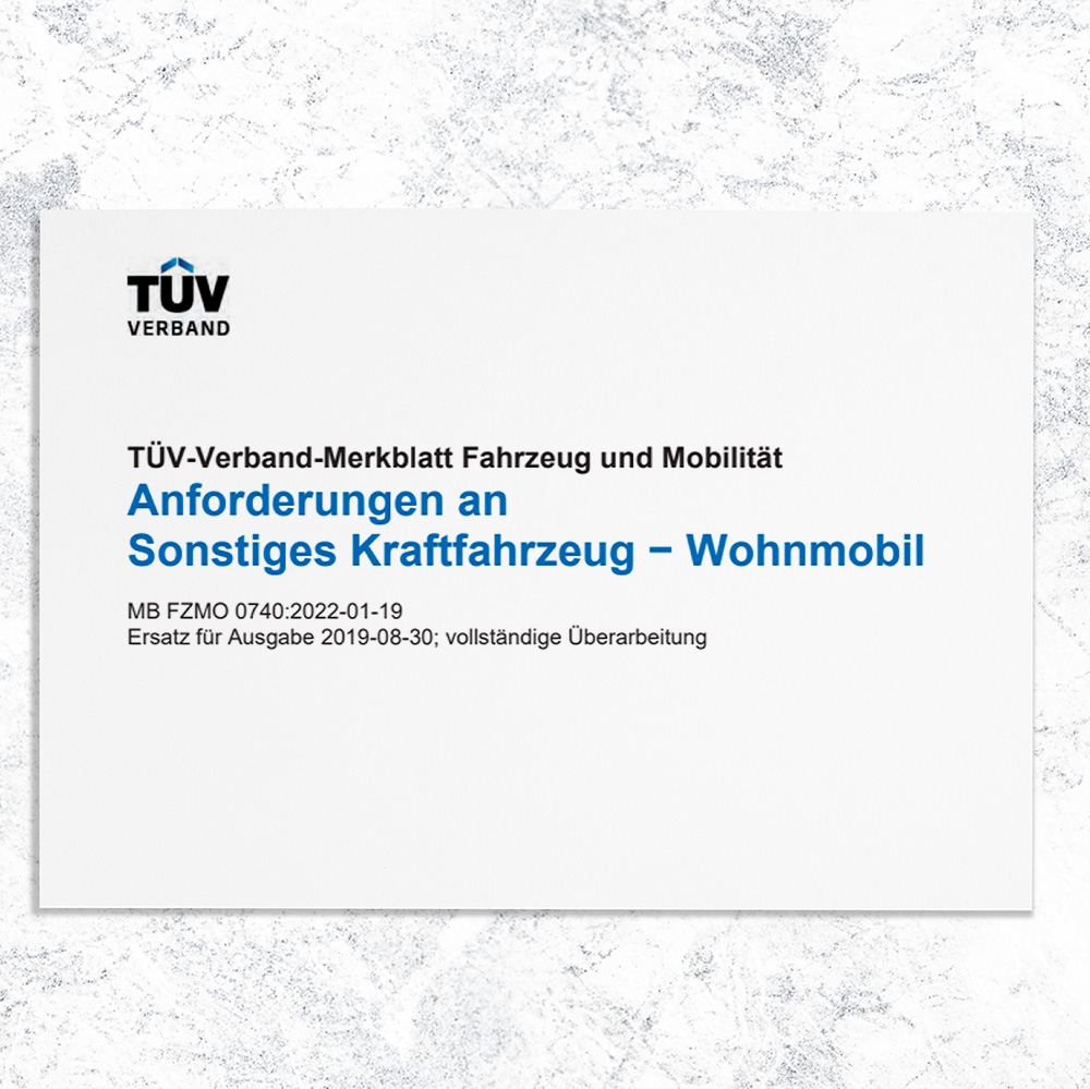 Cover des TÜV-Merkblattes
